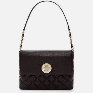 Kate Spade Gold Coast Charlize Black Quilted Purse